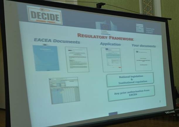 Kick-off meeting of DECIDE project 