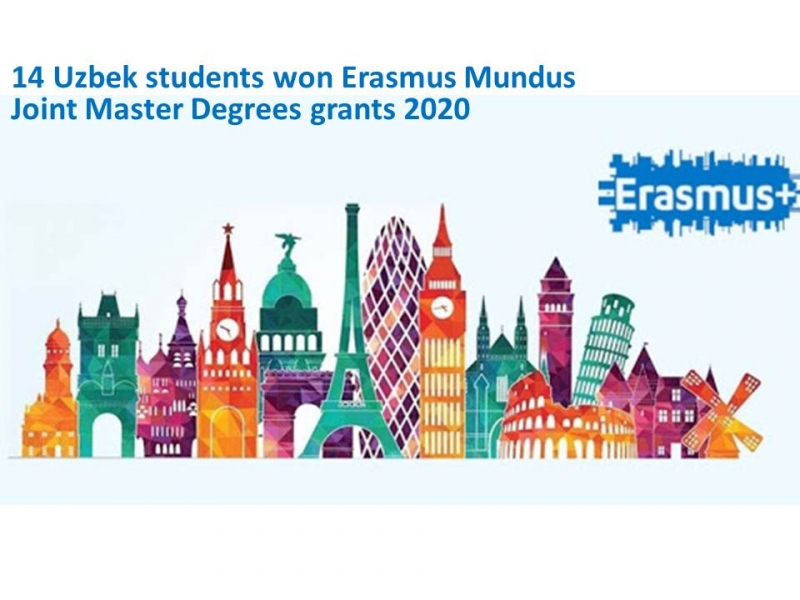 14 узбекских студентов выиграли стипендии Erasmus Mundus 