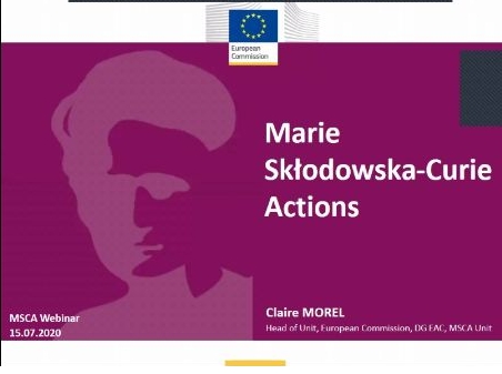 Видеозапись семинара программы Marie Skłodowska-Curie Actions на youtube
