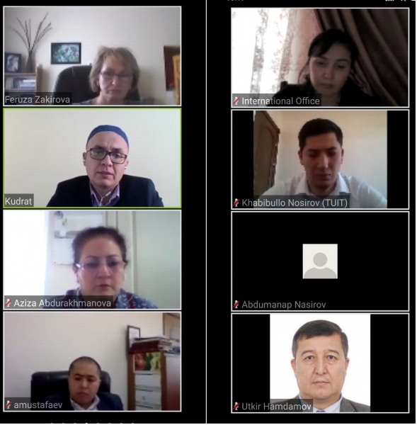 Erasmus+ onlayn klaster uchrashuvi